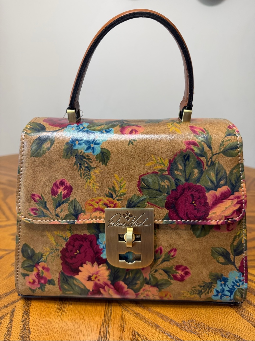Patricia Nash Floral Top-Handle Satchel